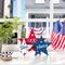 Glitzhome&#xAE; 11&#x22; Wooden Patriotic America Stars Table D&#xE9;cor